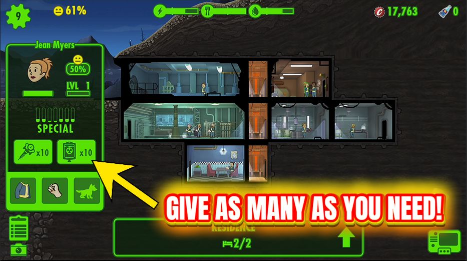 Fallout Shelter — Med Bay Express (Unlimited Meds) (screenshot 4)